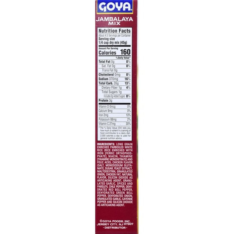 Goya Louisiana Style Jambalaya Rice Mix (7 oz) Instacart