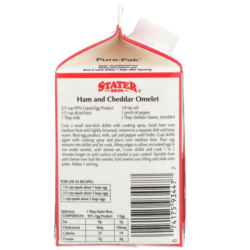 Stater Bros 99 Liquid Egg Product (16 fl oz) from Stater Bros. Instacart