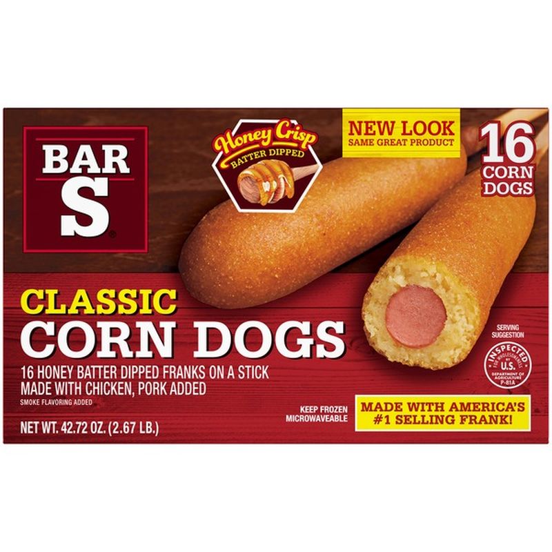 Bar S Classic Corn Dogs (16 each) - Instacart