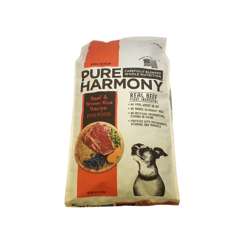 Pure Harmony Super Premium Beef & Brown Rice Recipe Dog