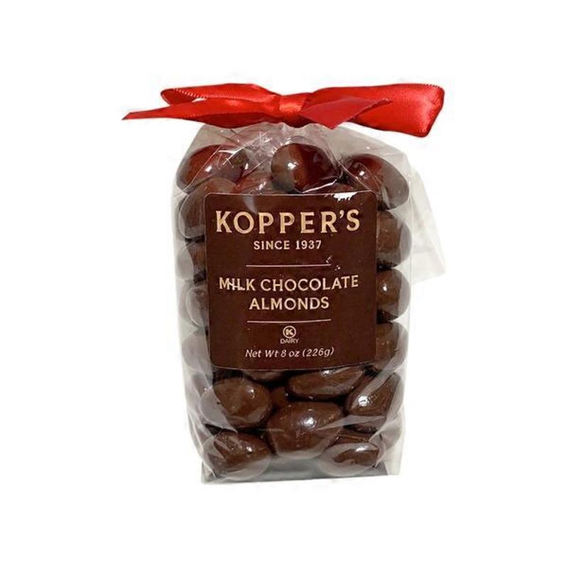 Koppers Milk Chocolate Almonds Gift Bag (8 oz) Instacart