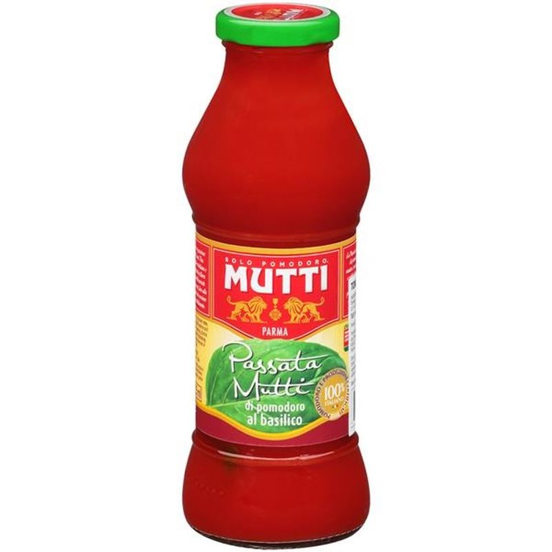 Mutti Passata Di Pomodoro Al Basilico (400 g) - Instacart