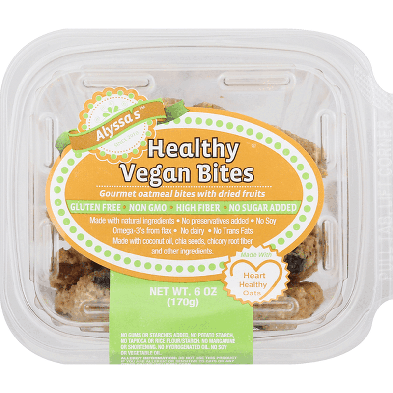 Alyssa's Cookies Healthy Vegan Bites (6 oz) Delivery or Pickup Near Me