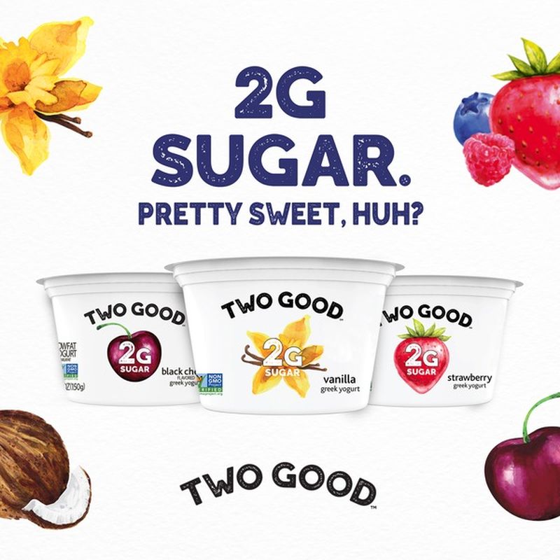 Two Good Lowfat Lower Sugar Mixed Berry Greek Yogurt (5.3 oz) from