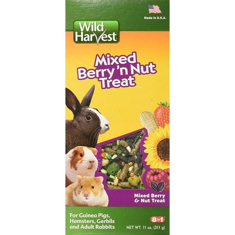 Wild Harvest Mixed Berry And Nut Treat Wild Harvest Mixed Berry'n Nut Treat For Guinea Pigs, Hamsters, Gerbils