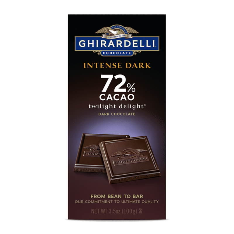 Ghirardelli Chocolate Intense Dark Chocolate Bar - 72% Cacao – Dark ...