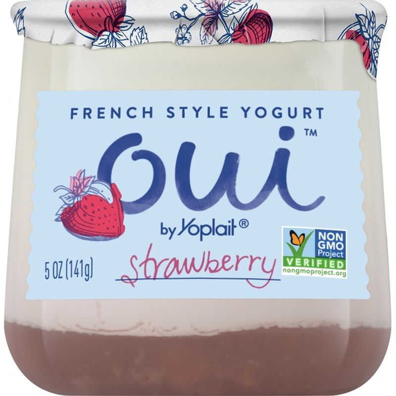 Oui Yogurt, Strawberry, French Style (5 oz) from Sprouts Farmers Market