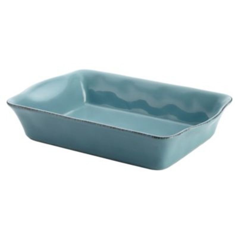 Rachael Ray 9" x 13" Agave Blue Rectangular Baker Cucina Stoneware