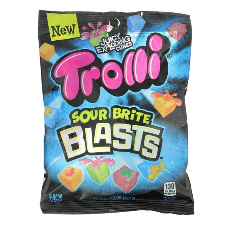 Trolli Sour Brite Blasts Gummi Candy 425 Oz From H E B Instacart 