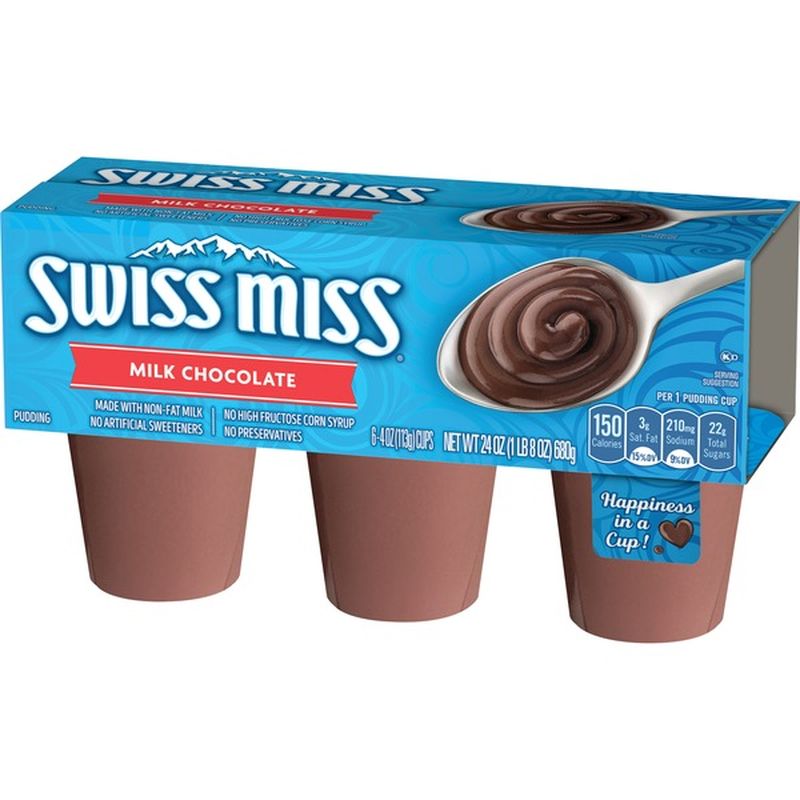 Swiss Miss Creamy Milk Chocolate Pudding (4 oz) Instacart