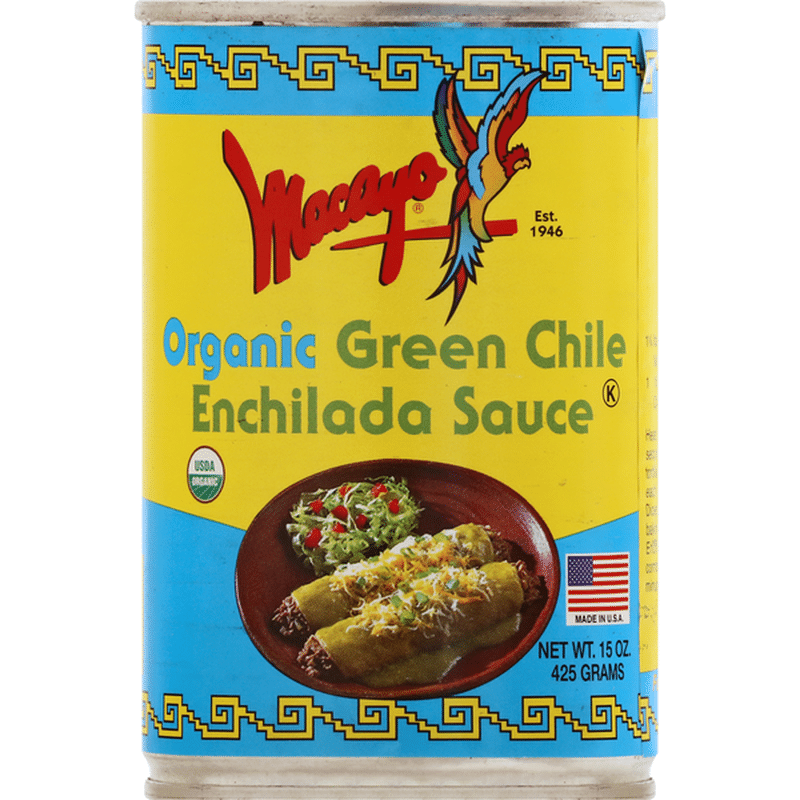 Macayo's Enchilada Sauce, Organic, Green Chile (15 oz) Instacart