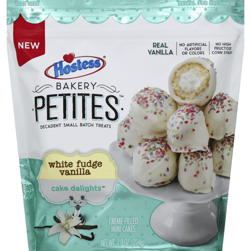 Hostess Mini Cakes, White Fudge Vanilla (7.9 oz) Delivery or Pickup