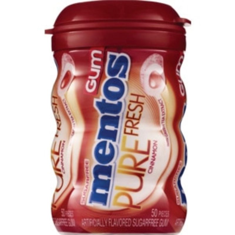Mentos Gum, Sugarfree, Cinnamon, Pure Fresh (50 each) Instacart