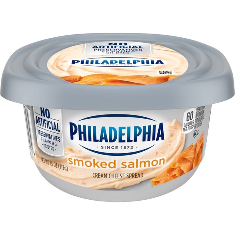 Philadelphia Smoked Salmon Cream Cheese (8 oz) from Albertsons Instacart