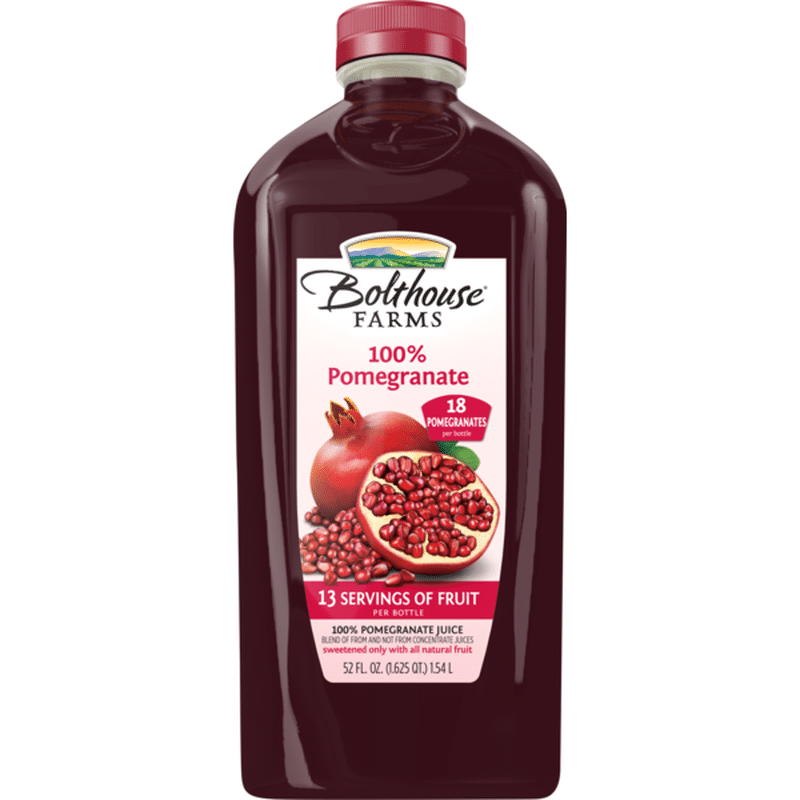 Bolthouse Farms 100% Pomegranate Juice, 52 oz. (52 fl oz) - Instacart