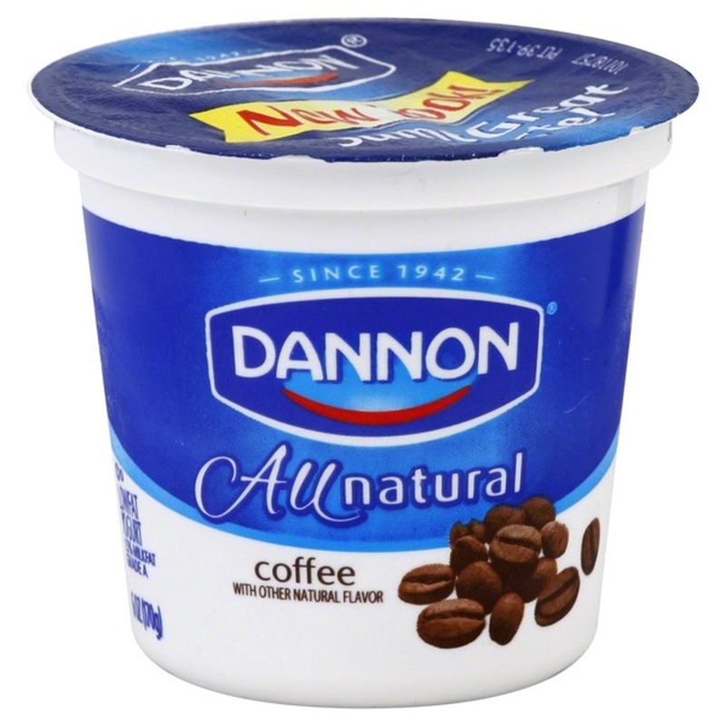 Dannon Coffee Lowfat Yogurt (6 oz) - Instacart