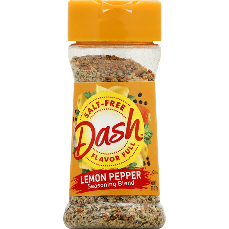 Dash Salt-Free Lemon Pepper Seasoning Blend