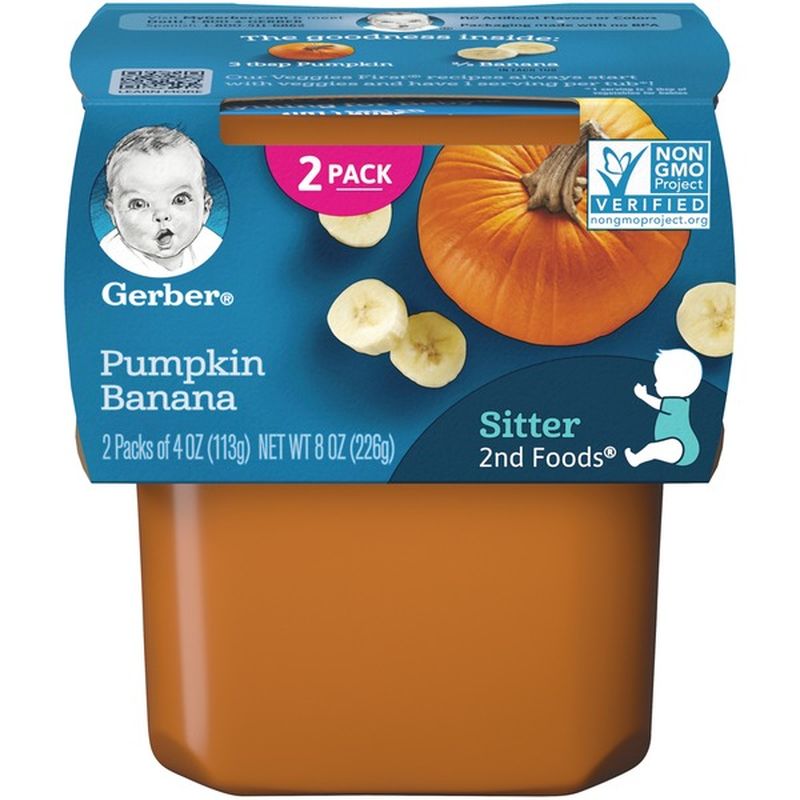 Gerber Pumpkin Banana Baby Food (4 oz) Instacart