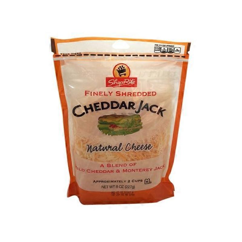 ShopRite Cheddar Jack Cheese Fancy Shreds (8 oz) Instacart
