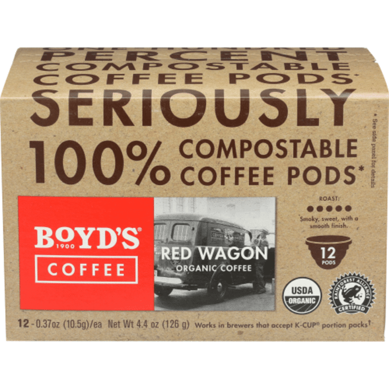 Boyds Coffee, Organic, Red Wagon, Pods (12 each) from Sprouts Farmers Market Instacart