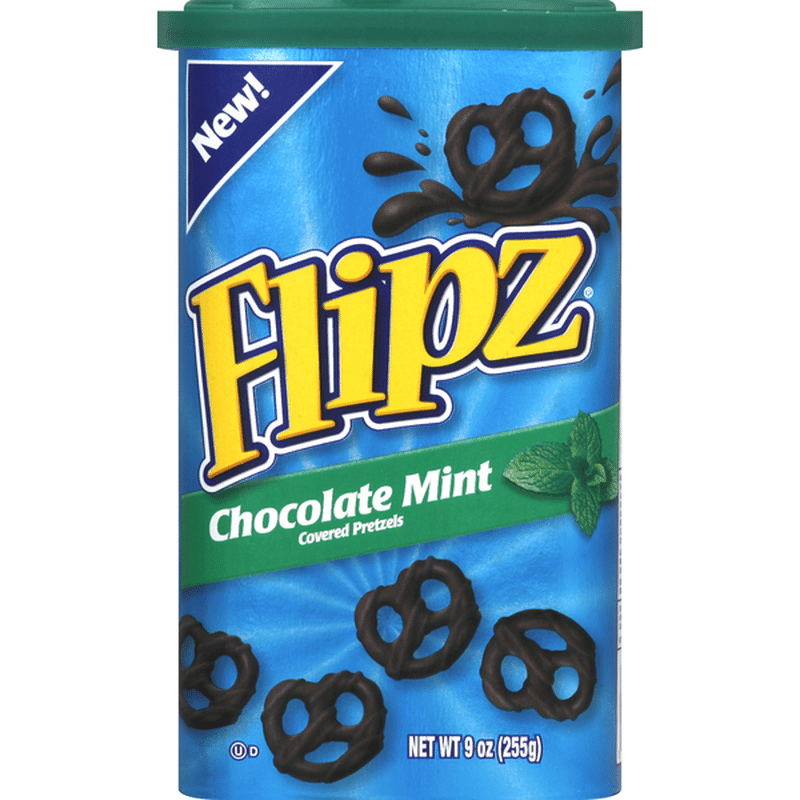 Flipz Pretzels, Chocolate Mint Covered (9 oz) Instacart