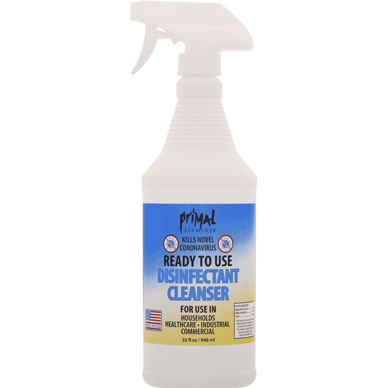 Primal Elements Disinfectant Cleanser (32 oz) - Instacart