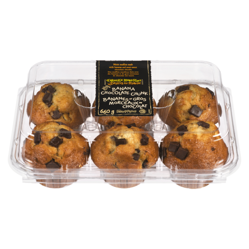 Chocolate Chip Banana Muffins