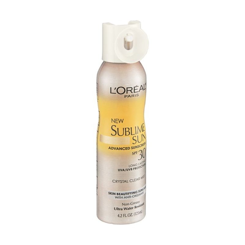 L'Oreal Sublime Sun Advanced Sunscreen SPF 30 (4.2 fl oz) Instacart