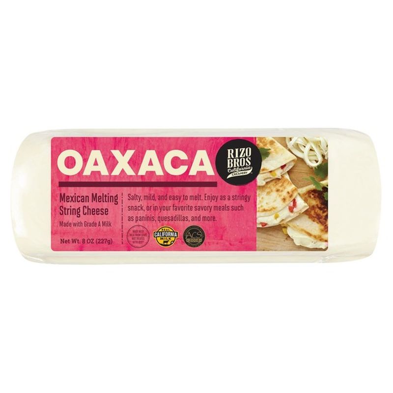Rizo Bros California Creamery Oaxaca Queso Part Skim Milk Cheese