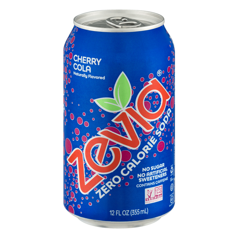 Zevia Soda, Zero Calorie, Cherry Cola (12 fl oz) from Giant Food Stores