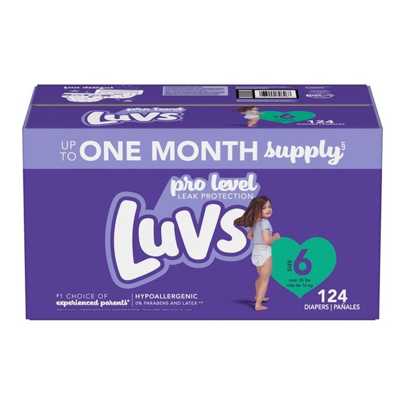 luvs diapers size 6