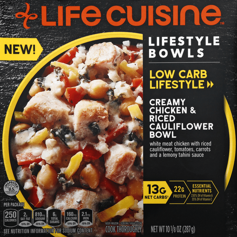 Life Cuisine Lean Cuisine Creamy Chicken & Riced Cauliflower Bowl