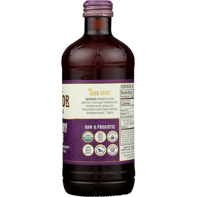 Brew Dr. Kombucha Kombucha, Organic, Wildberry Ginger (14 each