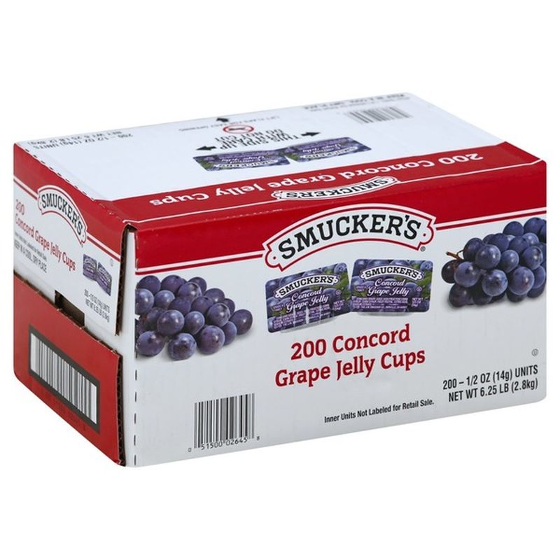 Smucker's Jelly Cups, Concord Grape (200 each) Instacart