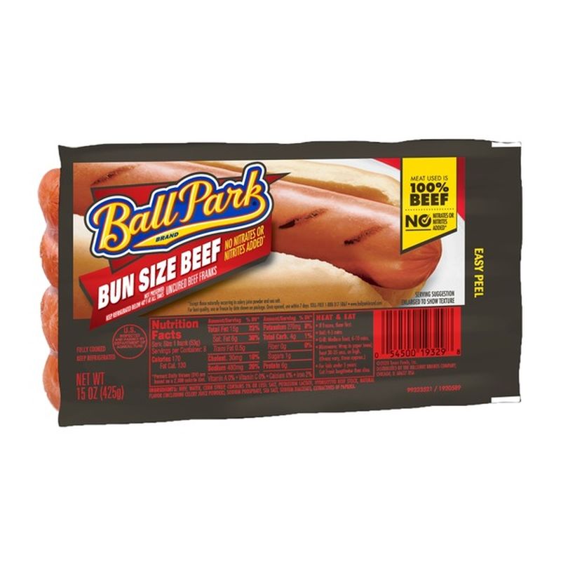 Ball Park Bun Size Beef Franks (14 oz) from Fry's - Instacart