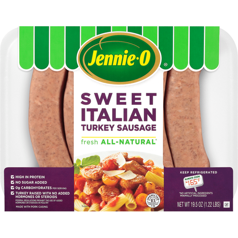 JennieO Fresh AllNatural Sweet Italian Turkey Sausage (12 ct) from