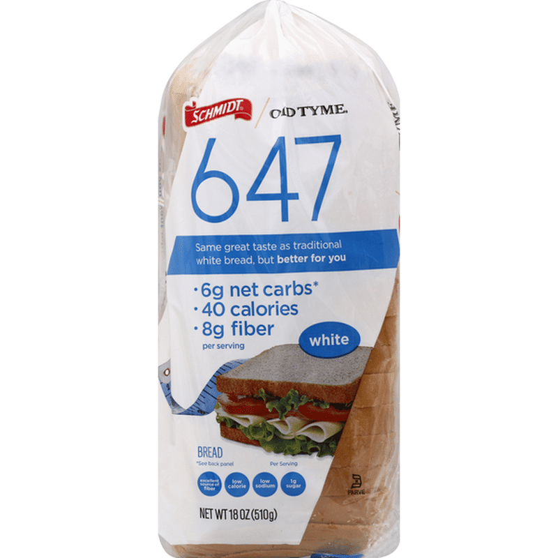 Schmidt's Old Tyme 647 Sliced Bread White