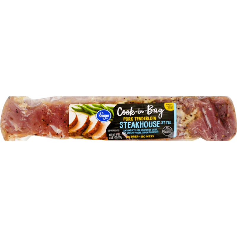 Kroger Cook in Bag Steakhouse Style Pork Tenderloin
