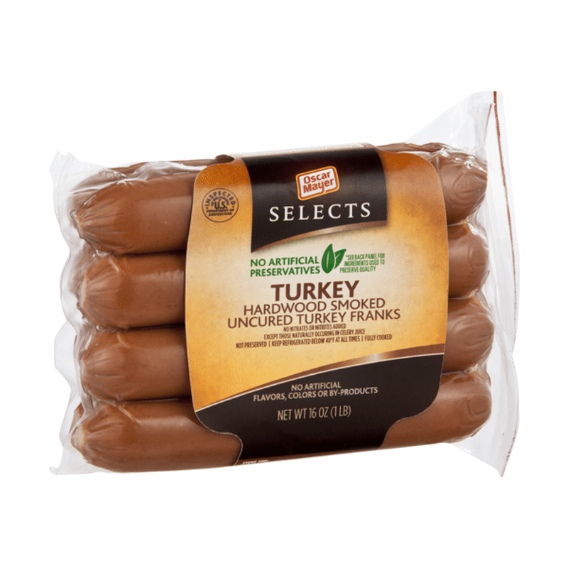 Oscar Mayer Selects Turkey Hot Dogs (16 oz) from Giant Food Stores ...