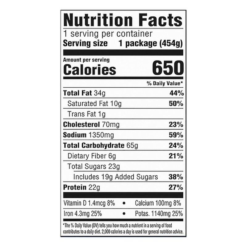 HungryMan HomeStyle Meatloaf Frozen Dinner (16 oz) Instacart