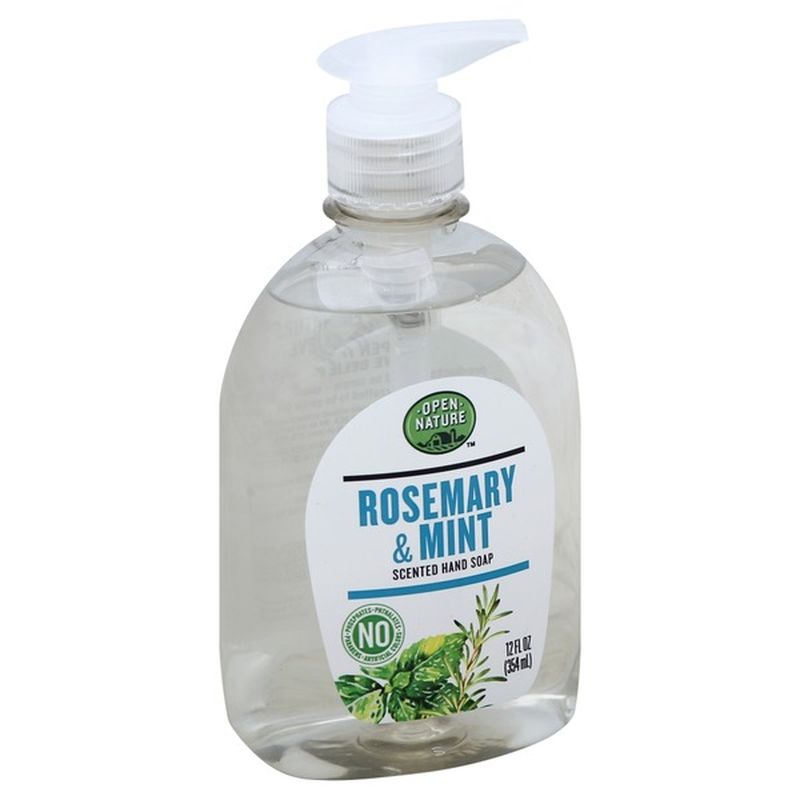 Open Nature Rosemary & Mint Liquid Hand Soap (12 fl oz) from Andronico