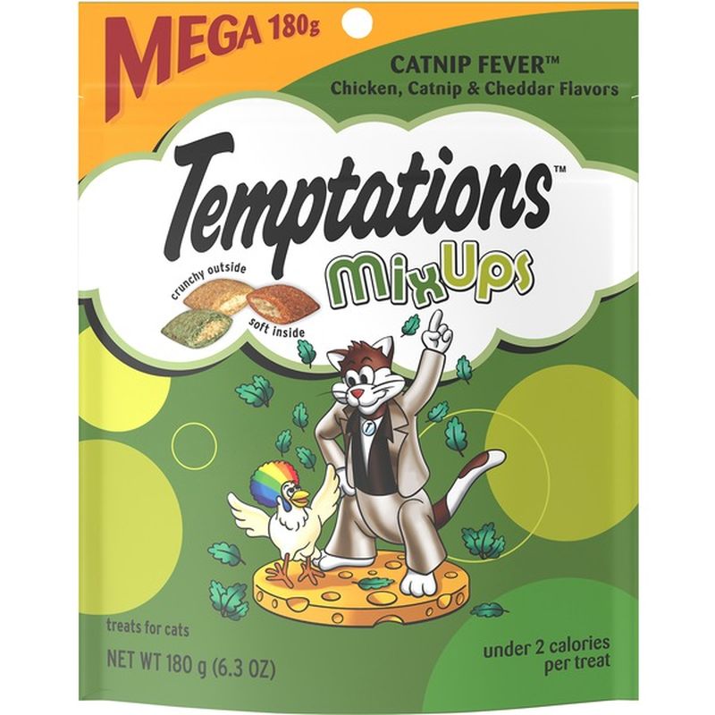 Temptations MixUps Catnip Fever Cat Treats (180 g) Instacart