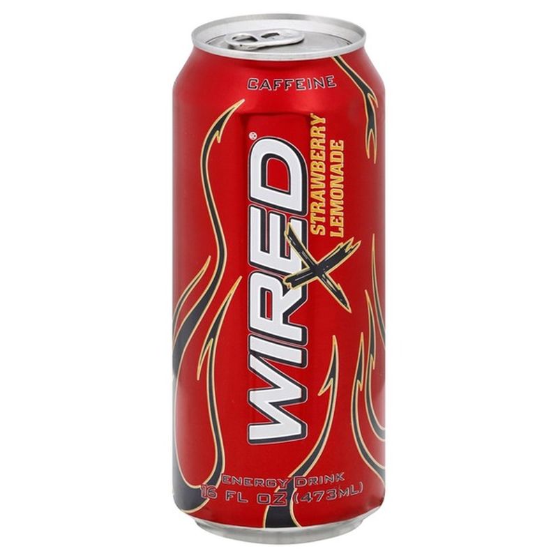 Wired Energy Drink, Strawberry Lemonade (16 oz) - Instacart