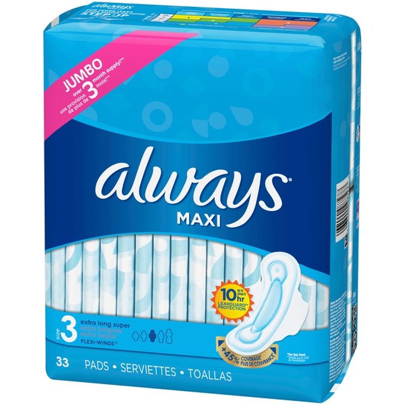 always menstrual pads