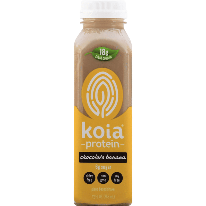 Koia PlantBased Shake, Protein, Chocolate Banana (12 oz) Instacart