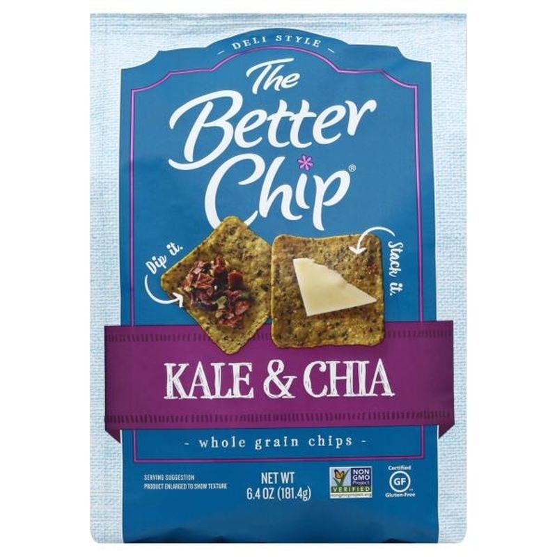 The Better Chip Kale & Chia Whole Grain Chips (6.4 oz) from Publix