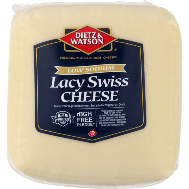 Dietz And Watson Cheese Lacy Swiss 1 Ct Instacart