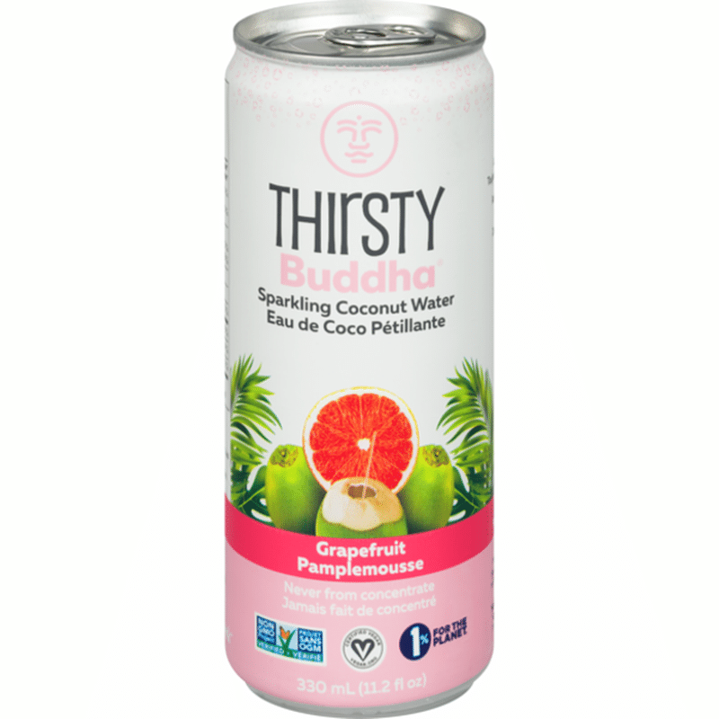 Thirsty Buddha Sparkling Coconut water, with Grapefruit (11.2 oz) from