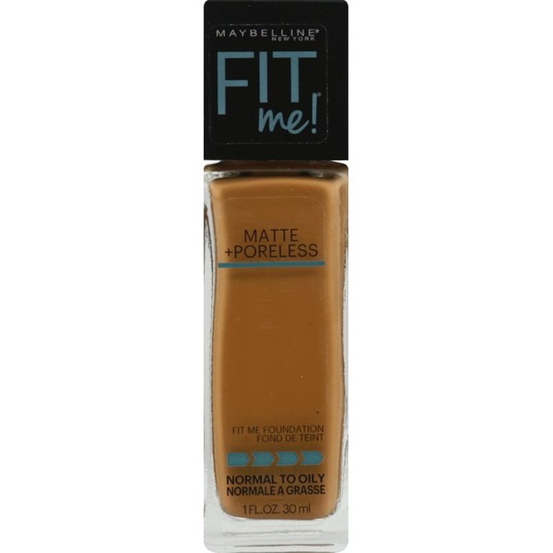 Maybelline Foundation, With Clay, Matte + Poreless, Toffee Caramel 330 