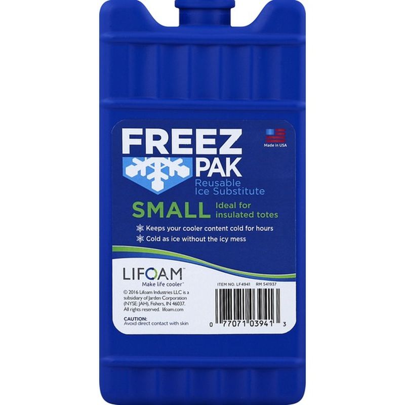 Freez Pak Ice Substitute, Reusable, Small (1 each) from Publix Instacart